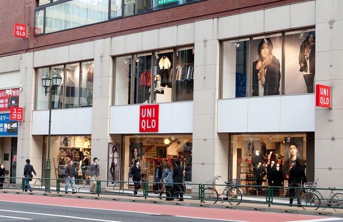 ユニクロの新店舗東京,日本