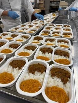 機内食の製造