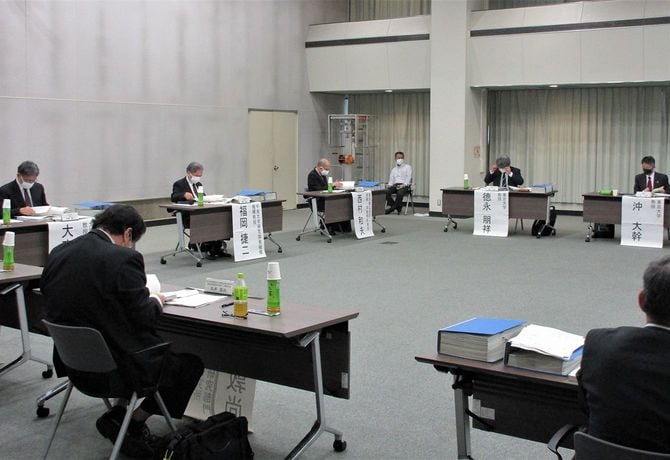 大井川下流域の水環境の影響を議論した国の有識者会議（国交省提供）