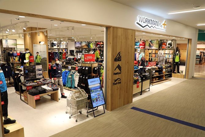 2018年にオープンしたワークマンプラス第1号店のららぽーと立川立飛店