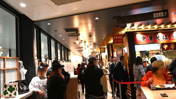 スナックパークの通路