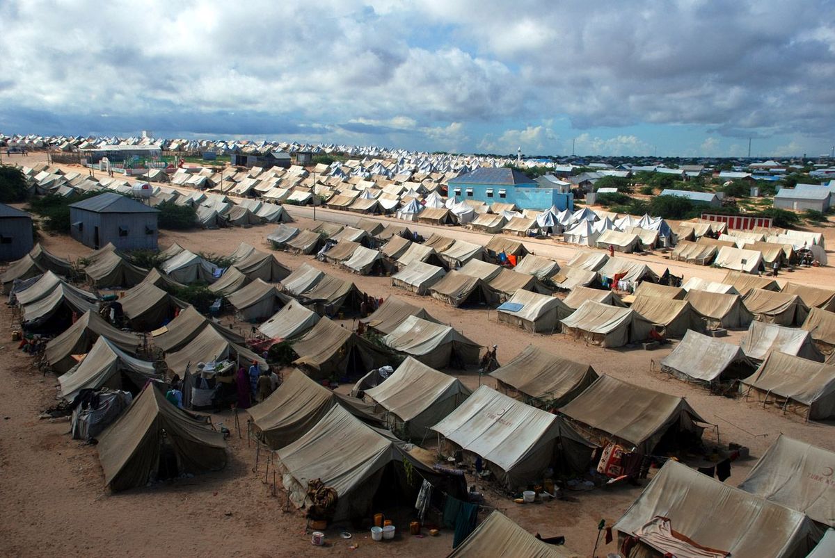 難民キャンプ