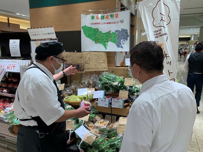 スーパーより高い価格はダテじゃない…高島屋デパ地下に常駐する｢野菜