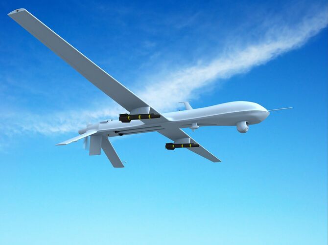 無人航空機（UAV）。写真はイメージです。