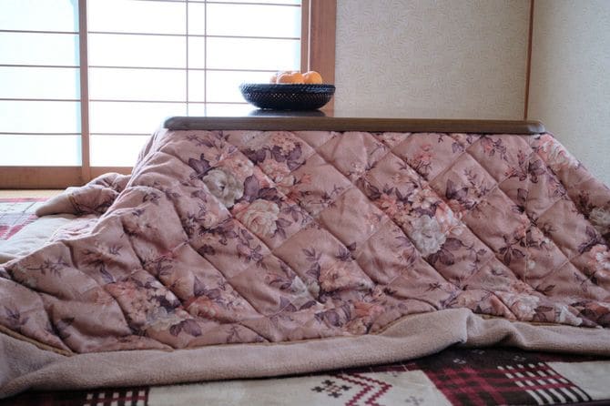 温かいこたつとみかん