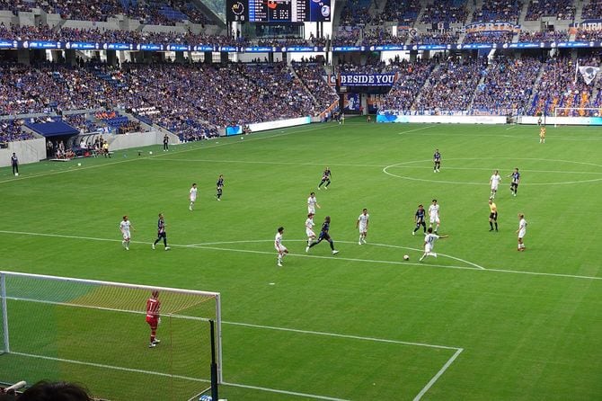 試合日の様子。2024年10月27日　V・ファーレン長崎vs鹿児島ユナイテッド戦