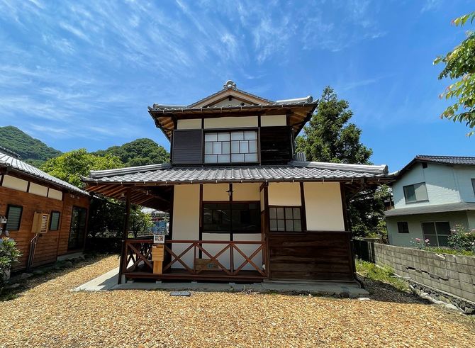 「まめな」で立ち上がった訪問看護のスタートアップ「ナース＆クラフト」の拠点。宿泊施設も備えている