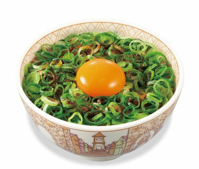 ねぎ玉牛丼　すき家公式サイトより