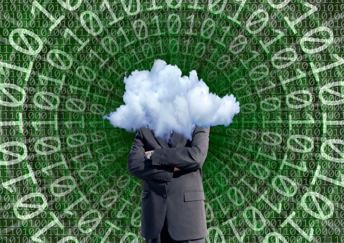 顔の見えないビジネスマン