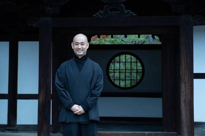 両足院副住職の伊藤東凌さん