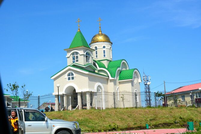 国後島のロシア正教会