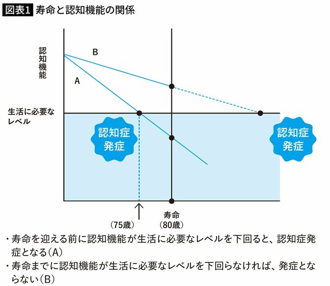 寿命と認知機能の関係