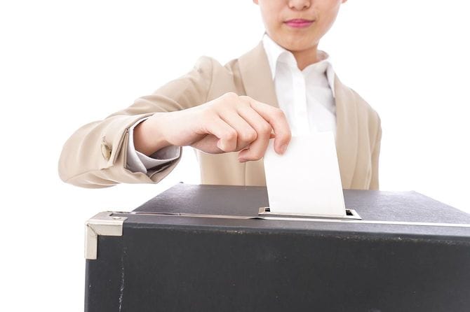 女性の投票者のイメージ