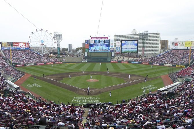 楽天モバイルパーク宮城 2023年4月5日撮影