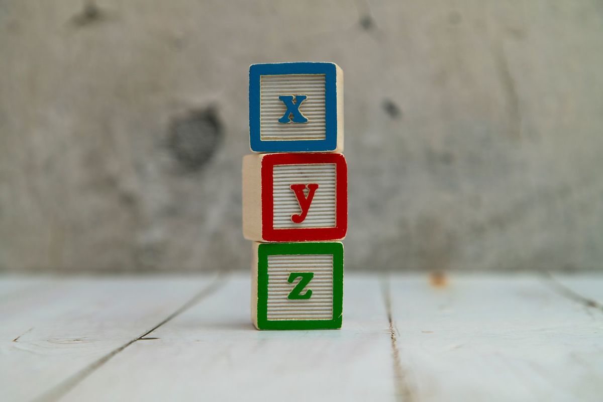 XYZのアルファベット