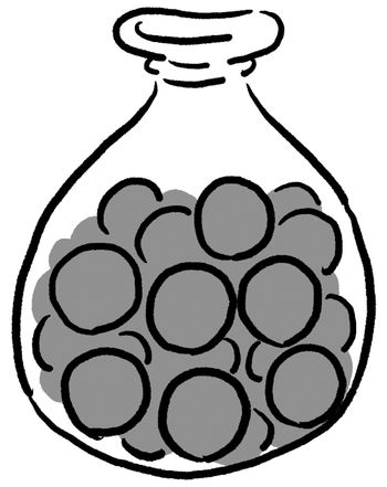 袋に入ったボール