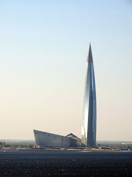 ラフタ・センター、ロシアのサンクトペテルブルクにある87階建ての超高層ビル