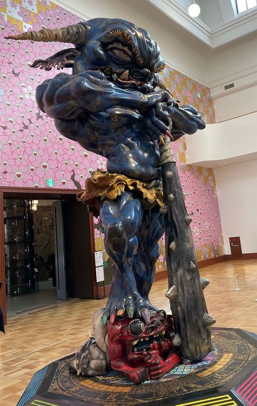 村上隆の阿吽像より「吽像」(制作2014年)