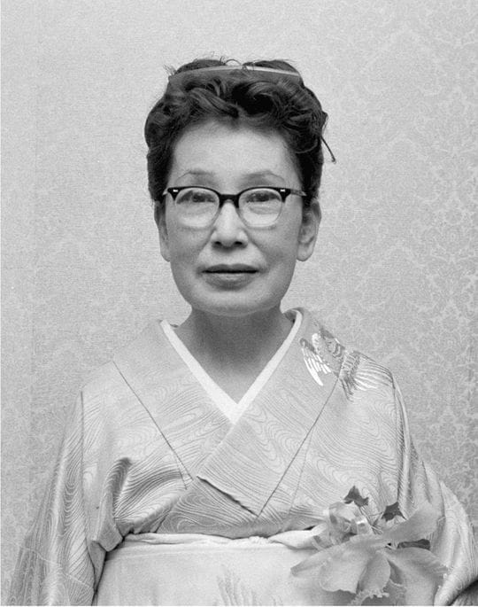 作家・宇野千代＝1971（昭和46）年4月14日撮影