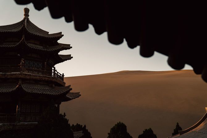 敦煌の鳴沙山
