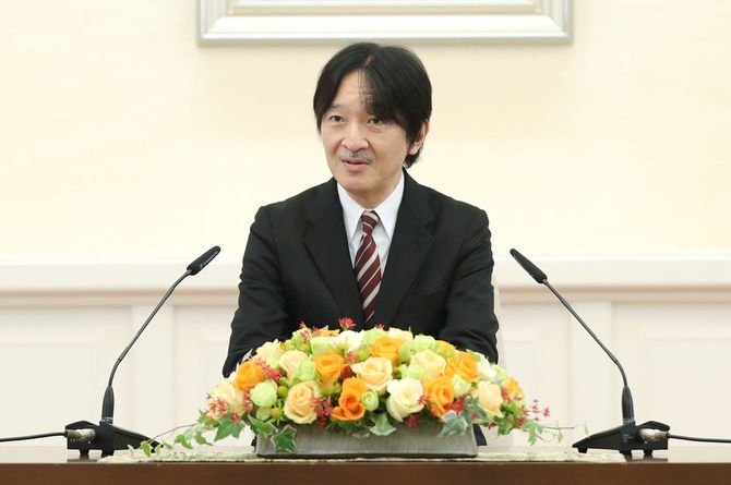 55歳の誕生日を前に記者会見をされる秋篠宮さま