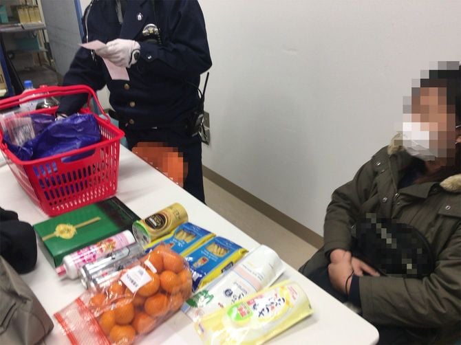 現場での事情聴取