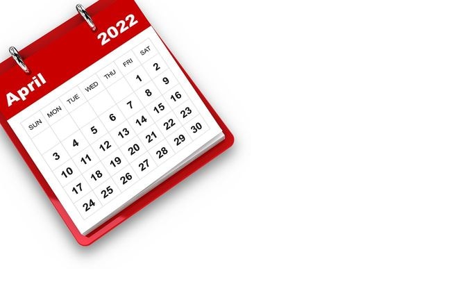 カレンダーのイメージ