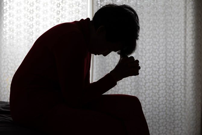 ストレスのたまった女性