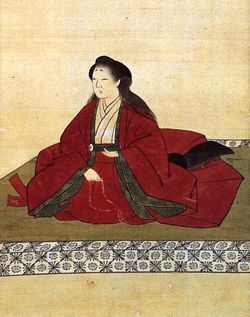 豊臣秀吉の妹、徳川家康の継室、朝日（旭）姫の肖像画（写真＝南明院所蔵「旭姫像」／PD-Japan／Wikimedia Commons）