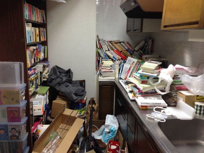 ADHDの人の部屋の例