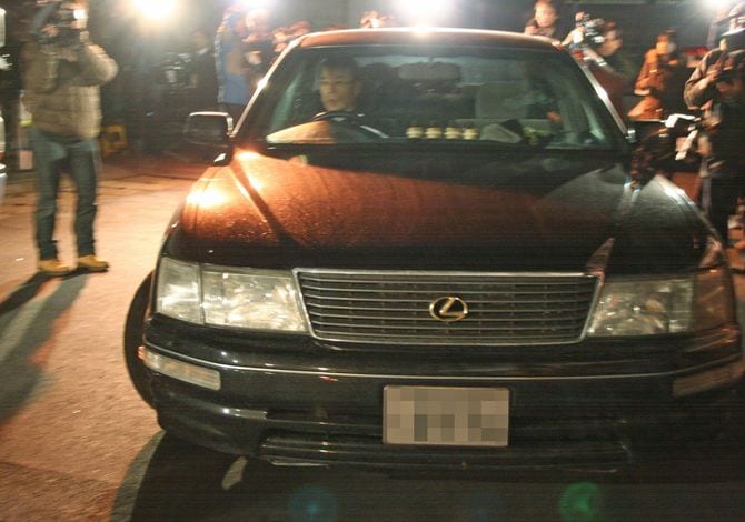 男女3人を殺傷し、少女が連れ去られた事件で、少年らが使用したとみられる車(宮城県警石巻署) ※一部画像処理(自動車のナンバーにモザイク)してあります。