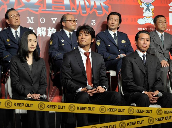 映画「踊る大捜査線THE MOVIE3」の製作会見