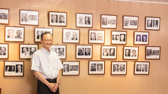 顕彰事業部長 理学博士 田沼敏弘さん