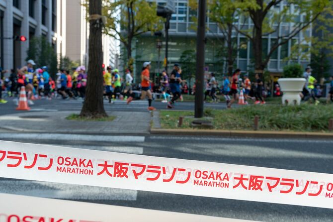 2018年の大阪マラソンコース