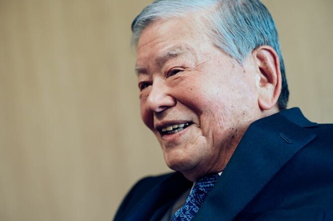 Jリーグ初代チェアマンの川淵三郎さん