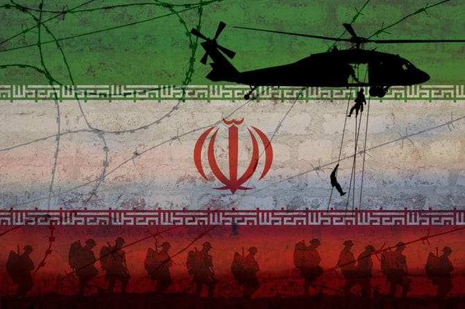 イスラエルとイランの戦争のイメージ