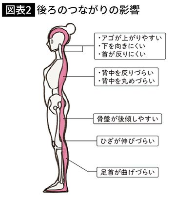 【図表2】後ろのつながりの影響
