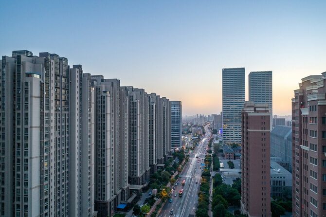 北京の高層ビル街