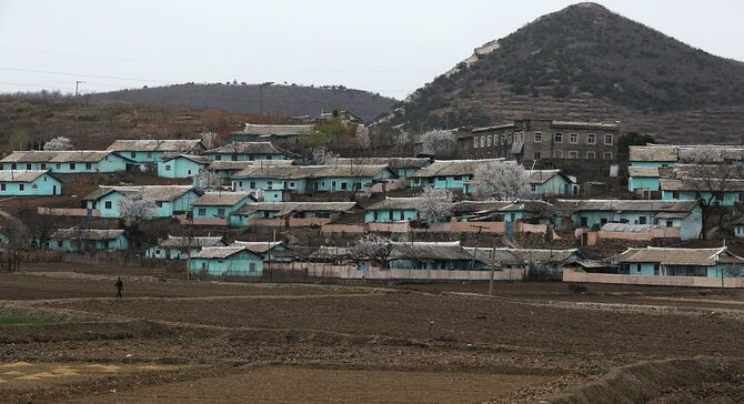 北朝鮮の村