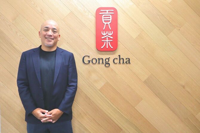 株式会社ゴンチャ ジャパン代表取締役社長の角田 淳さん。「日本のゴンチャは韓国に次ぐ2位の市場規模を有しており、日本のお客様はもとより、在日のアジア人にも支持されている」と語る