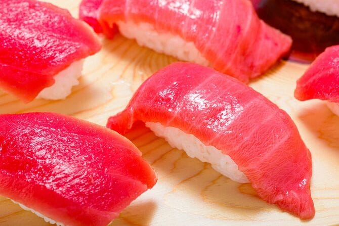 マグロのにぎり寿司