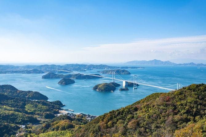瀬戸内のしまなみ海道の多々良橋
