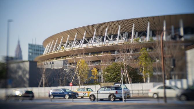 2021年3月撮影の日本国立競技場