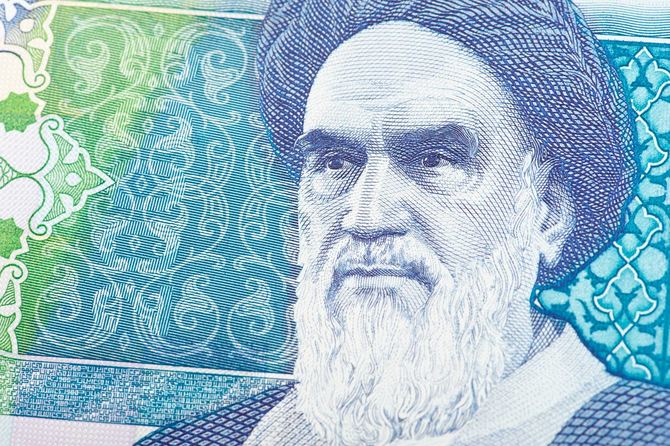 ハメネイの紙幣プリント