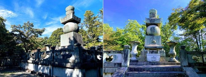 阿弥陀ヶ峰にある秀吉の墓