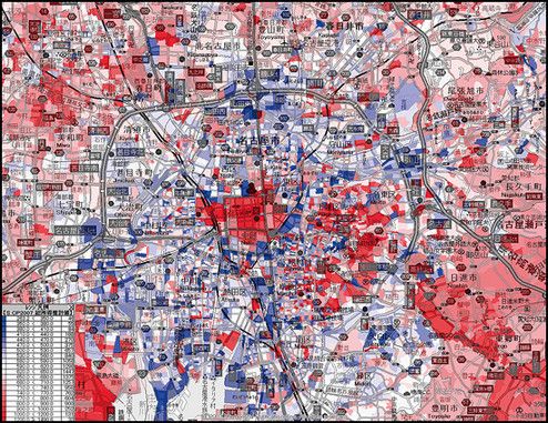 所得分布図【名古屋】