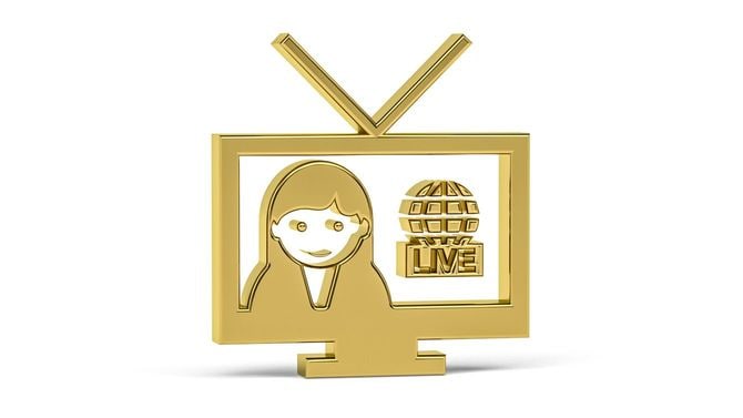 テレビの中のアナウンサー