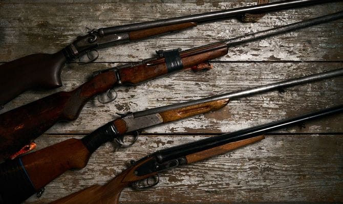 狩猟用ライフル