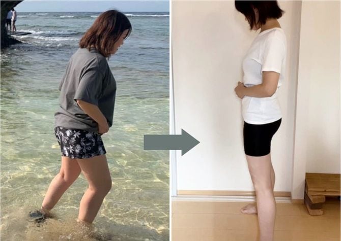 おかゆさん（35歳）会社員。33歳の時に出産し、産後1年間で12kgの減量に成功。ダイエットのコツや食生活を自身のYouTubeチャンネル『おかゆ家の食卓』にて配信中。好物はお酒とお米。