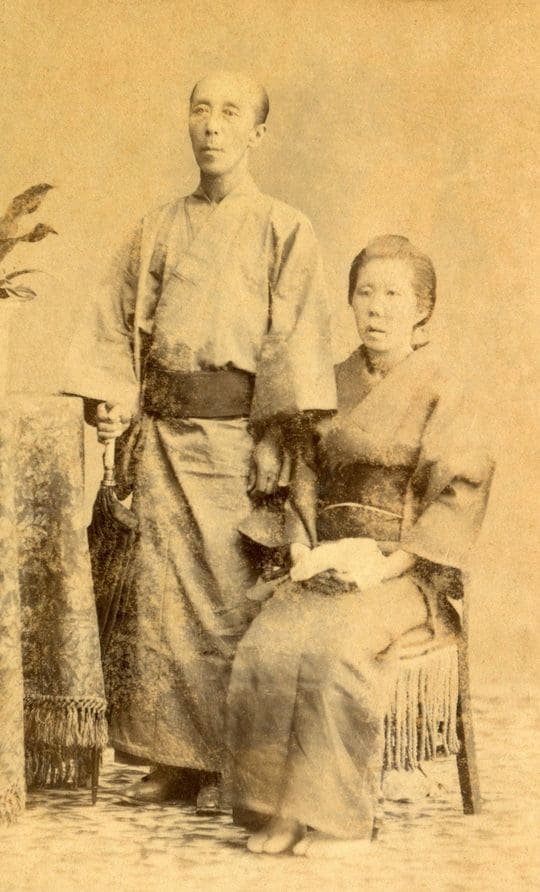 セツの養父・稲垣金十郎と養母・トミ